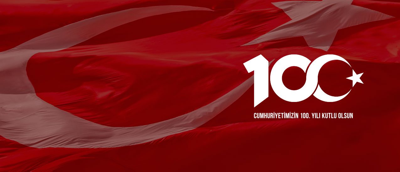 Cumhuriyetimizin 100.yılı kutlu olsun!